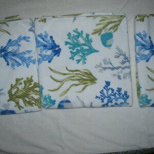 3 QUALITY BEACH BATH TOWELS- NEVER USED! - LUXURIOUS